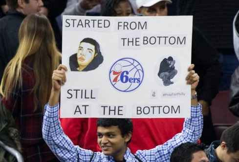 76ers-Started-At-The-Bottom-Still-At-The-Bottom-Sign